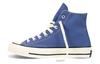 Кеды Chuck Taylor All Star 1970-х Hi Top Настоящие Высокие Кеды Канвасовые Унисекс Синий Белый 151226c