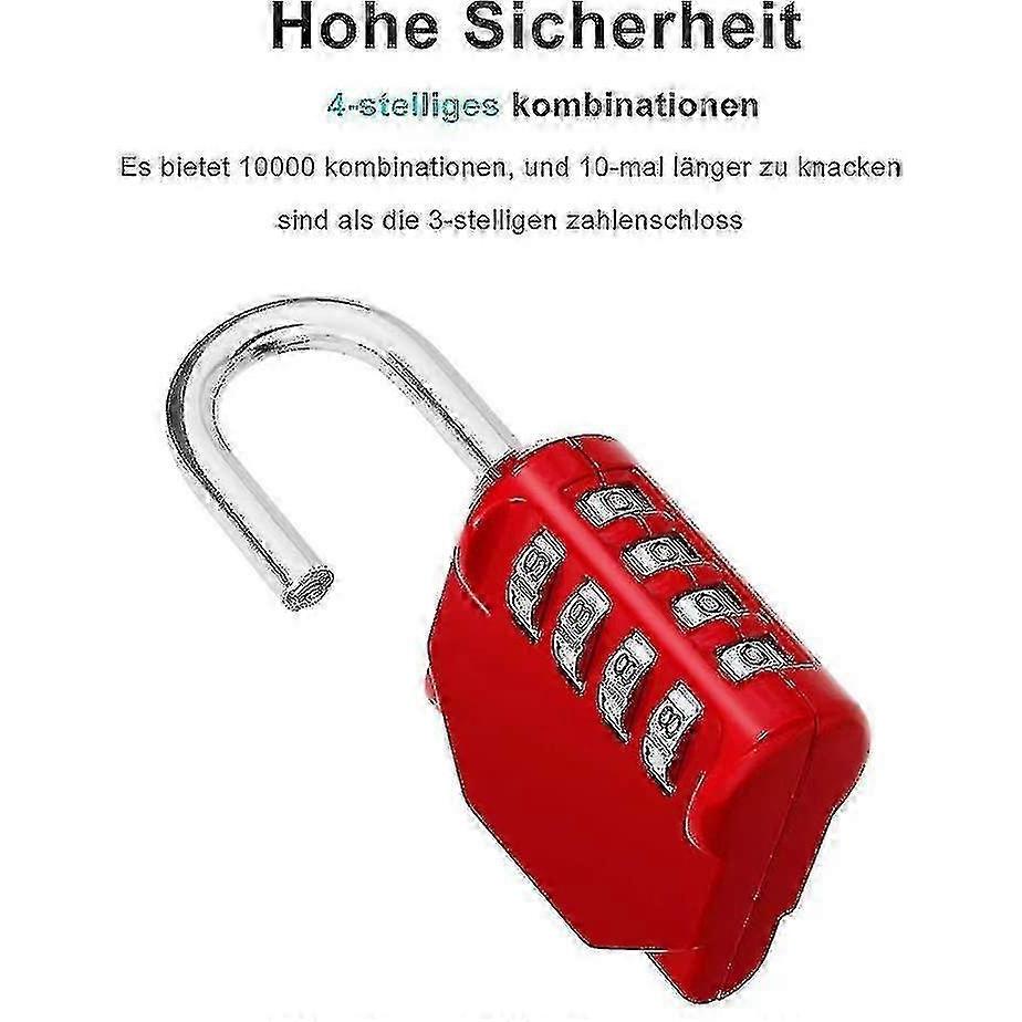 Combination Locker. Weatherproof Padlock. Locking Numeric Code. 4 Digit