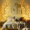 72/96LEDS USB Tree Branch Lamp 8Moeds Bendable Willow Vine Lights For Wall Home Indoor Outdoor Christmas Tree Decorative Light