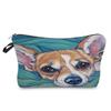 Женская косметичка с принтом собаки, органайзер для туалетных принадлежностей, дорожный кейс для хранения 6773