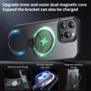 Чехол для телефона iPhone 16 Pro с подставкой, матовая задняя крышка, совместимый с MagSafe