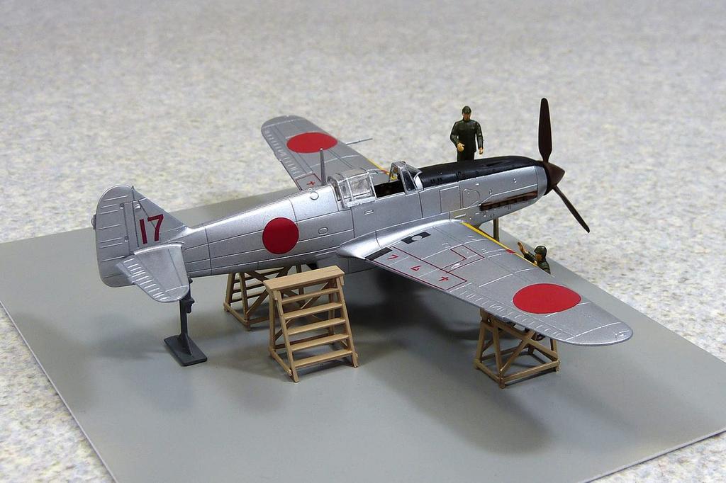 Aoshima Bunka Kyozai Серия Самолеты 1 Каи 3 Истребитель Хиен Модель Пластиковый Модельный Комплект ООО. (АОСИМА) 1/72 Нет. Ки-61-II (Тип 2) (Формованный цвет)