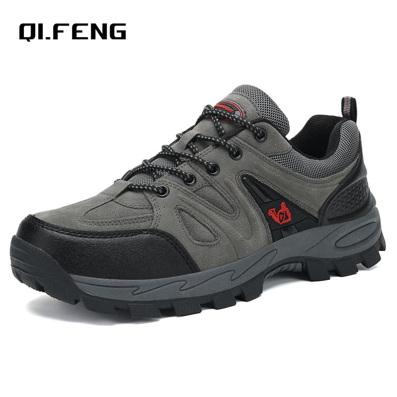New Large Low cut Outdoor Mountaineering Shoes Four Seasons Leisure Outdoor Off Road Shoes Anti slip and Wear resistant Sneaker