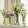 Fresh Flowers Transparent Flower Vase Hydroponic Plants Decorative Bottles  Restaurant Centerpiece