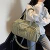 Женская сумка через плечо новая модная спортивная сумка для фитнеса большая вместимость сумка на плечо легкая и простая ручная кладь