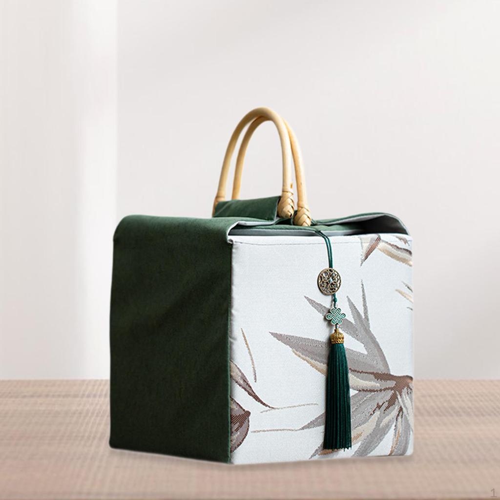 Gift Box with Handle Biscuit Portable Multifunctional Keepsake Goodies Bag for Birthday