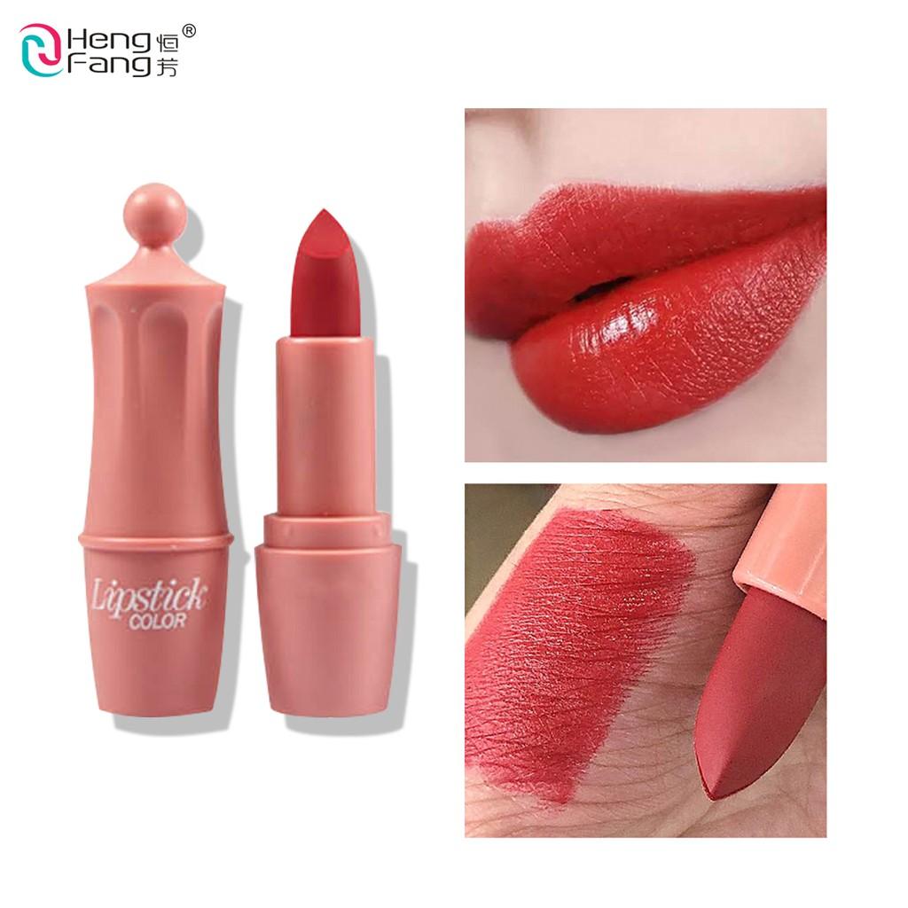 HengFang Velvet Matte Lipstick Set Не легко выцветает Косметика для макияжа губ 3,5gx4