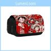 Piece One Dual Compartment Pencil Bag With Waterproof Material For School Use