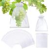 50/100PCS Fruit Protection Bags Reusable Vegetable Fruit Mesh Drawstring Pouches Cover Pest Barrier for Fruit Trees Veggies Garden