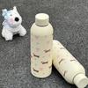 500ML Insulated Stainless Steel Travel Mug, Bow Sausage Dog Design, Double Wall Thermal Bottle for Hot & Cold Drinks
