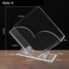 Acrylic Napkin Holder Transparent Paper Towel Box Creative Restaurant Napkin Box  Restaurant