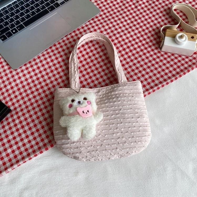 Cotton Rope Single Shoulder Bag For Beach Vacation And Daily Use