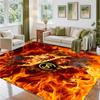 SC Freiburg FC Design Crystal Velvet Rug Soft Decorative Mat for Bedroom Entrance
