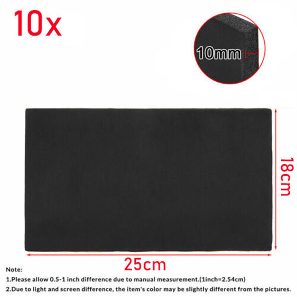 20 Sheets 5mm Sound Deadening Damping Mat Car Silent Compact Van Proofing Camper