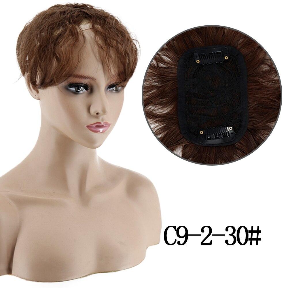 MERISIHAIR Женские 3D воздушные наращивания волос, искусственная бахрома, натуральный парик, клипса на шиньон, светло-коричневые, высокотемпературные парики, повседневная одежда