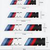 1Pcs M Logo ABS Sticker Car Fender Side Emblem For BMW M1 M5 M4 M6 M2 M3 M7 G01 F30 F48 E83 F39 F10 Rear Trunk Badge Accessories AG9