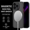 Роскошный матовый полупрозрачный бронированный противоударный чехол Magsafe для iPhone 14 13 12 11 15 Pro Max Plus Магнитный беспроводной зарядный чехол