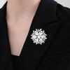 Fashionable Women's Pearls Flower Brooch With Gold or Silver Tone Finish Adds A Touch Of Elegance To Any Ensemble