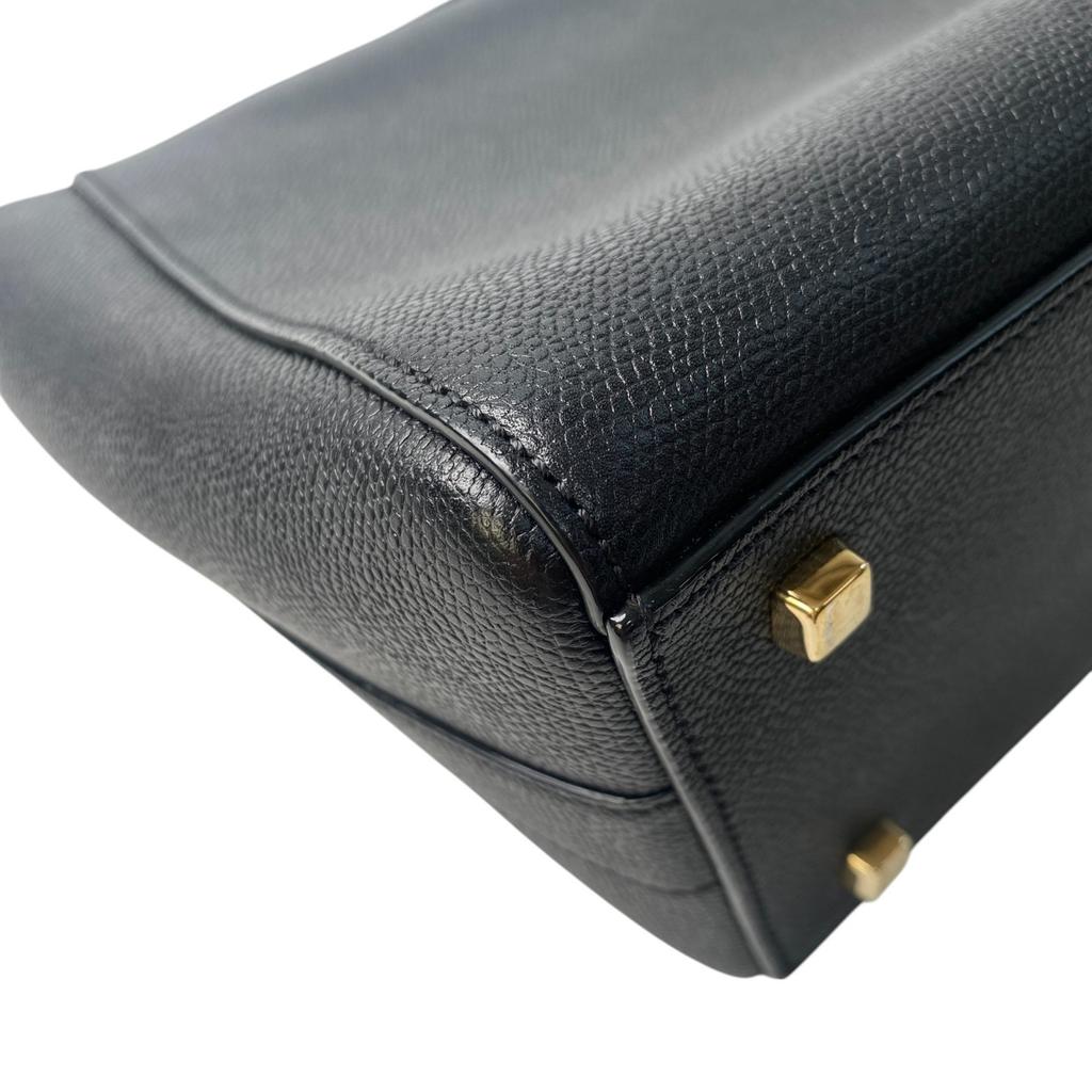 Used ValextraShoulder Bag black/Ivory leather Women