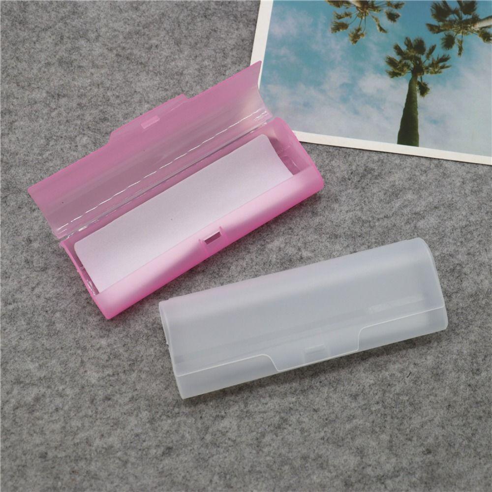 Прозрачный футляр для очков Матовый футляр для очков Простая коробка для хранения очков