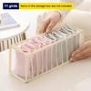 N$ 11/7/6 Girds Lingerie Drawer Style Storage Box Home Mesh Sock Organizer Box Wardrobe Dormitory Storage Bag