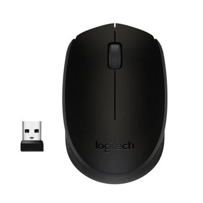 Мышь - Беспроводная - Logitech - M171 - Черная - Амбидекстр