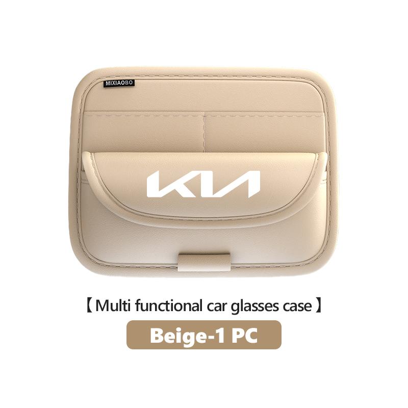 AANZ1 For KIA Car Sun Visor Glasses Organizer Box Eyeglass Storage Case Auto Accessories Stinger Optima Cerato Soul Venga Forte