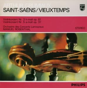 CD GRUMIAUX (АРТУР), СЕН-САНС, ЖИЗНЬ - Сен-Санс: Концерт для скрипки №. 3 PHCP24020 Япония ОбиКлассический Б/У