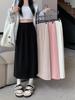 Women's Corduroy A-Line Skirt with Back Slit - Autumn/Winter 2023 Korean Fashion