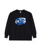 OHP Ohp Blue Paint Crew Neck Long Sleeve T-Shirt