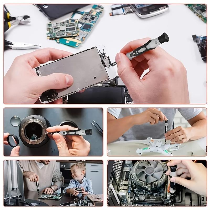 Прецизионная отвертка 115 в 1 наборе, магнитные мини-гайки, биты, недели, универсальный набор инструментов для домашнего ремонта