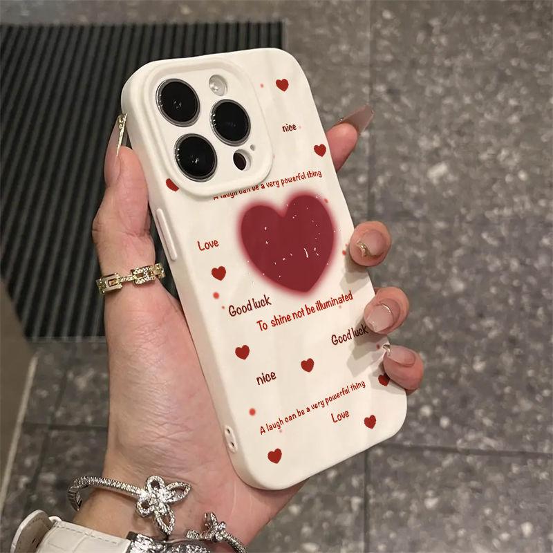 Английский love чехол для мобильного телефона iPhone17promax подходит для Apple 16promax морщинка 14 матовый 15 наборов