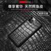 Genuine Leather Phone Case IPhone 15 Pro Max 14 Plus Full Body Crocodile Skin Protective Cover