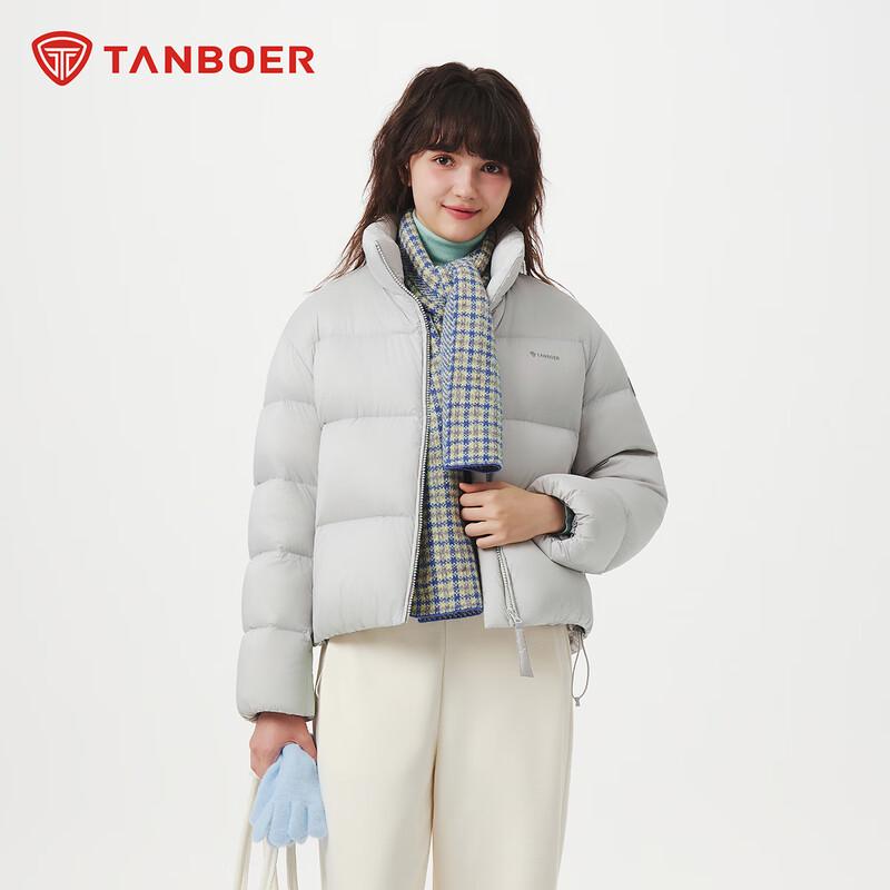 Tanboer Женский короткий зимний пуховик со стойкой TB5530356D