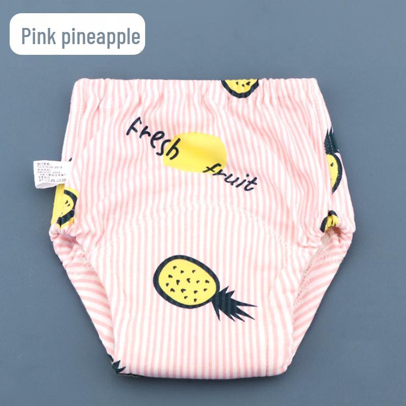 Дышащий шестислойный моющийся детский тканевый подгузник и непромокаемые тренировочные трусики