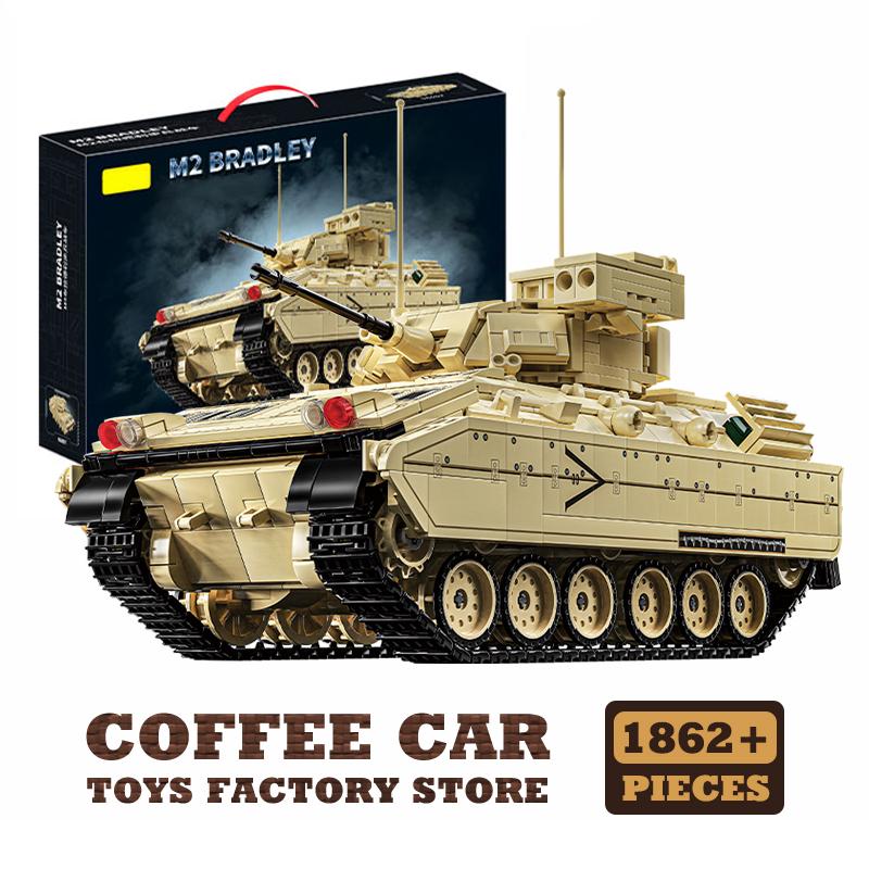 НОВЫЙ Армейский Тяжелый Танк MOC Набор Кирпичей WW2 Военные Бронированные Машины Строительные Блоки Война Танк 3D Модель Детские Игрушки Подарок на День Рождения DIY
