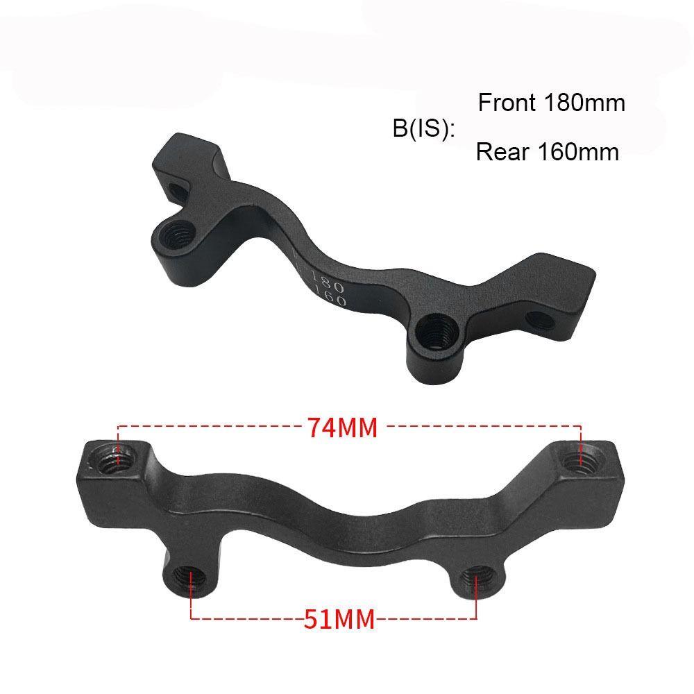Черный адаптер для крепления дискового тормоза Сверхлегкий кронштейн для замены стойки A/B 140 мм 160 мм 180 мм 203 мм