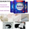 20/40/80 PCS Fragrant and Clean Cleaning Products Concentrated Laundry Clean Gentle Washing Detergent Sheets Laundry Detergent Washing Powder
