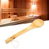 Sauna Ladle Large Capacity Long Handle Portable Wooden Sauna Ladle Scoop for Tea Wine Water