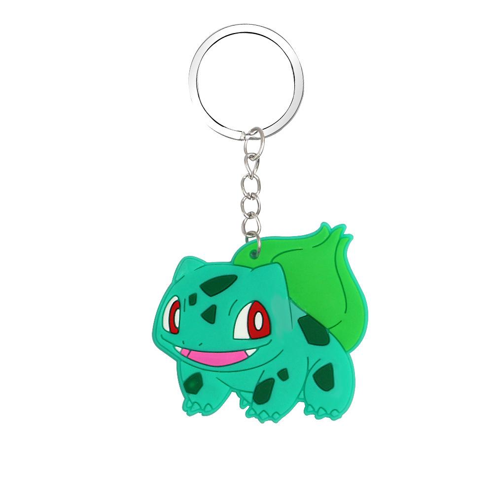 Adorable Keychains: Featuring Pikachu, Squirtle, Bulbasaur & Charizard! Perfect for fans of the iconic cartoon creat