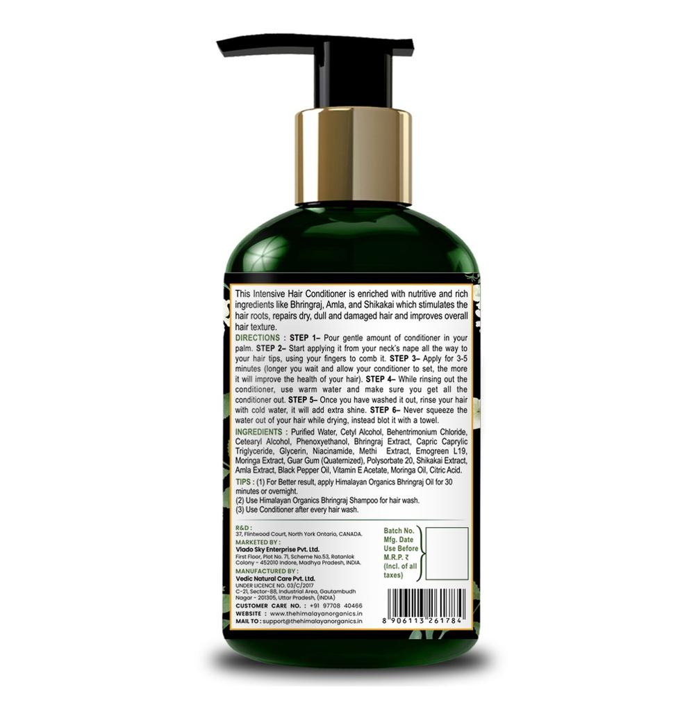 Кондиционер для волос с Брингараджем: питание и защита от выпадения (300 мл), Bhringraj Conditioner,  Himalayan Organics