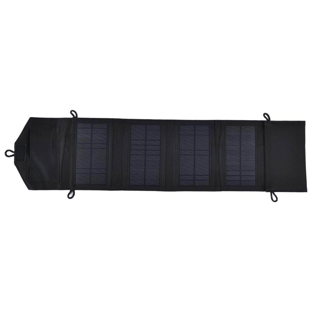 15W 5V Portable Solar Folding Panel Power Station Outdoor USB Solar Panel Power Bank for Camping