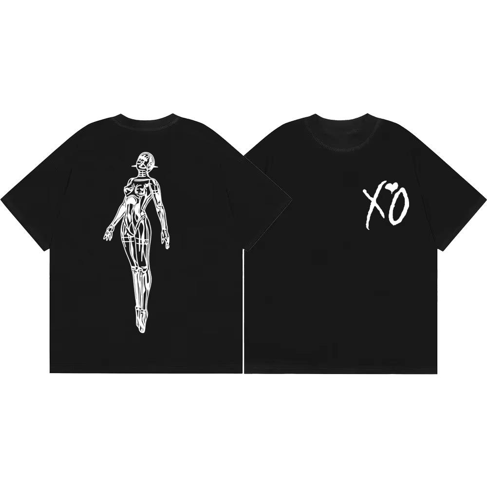 2026 Rapper The Weeknd Merch Tshirt Unisex Unisex Clothing Fashion Hip Hop Short Sleeve Tshirts Summer Casual Loose T Shirts