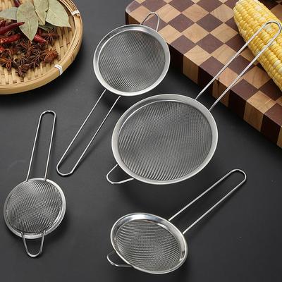 1 шт. кухонные инструменты из нержавеющей стали, аксессуары для выпечки, тонкая проволока с ручкой для фильтрации еды