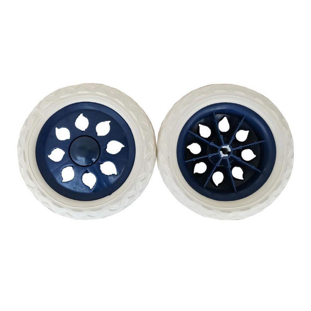 2Pcs Flexible Shopping Cart Wheels 6.3Inch Travelling Trolley Caster Portable Wheelchair Caster