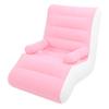 Inflatable Sofa Bed, Portable Foldable PVC Soft Flocking Blow Up Couch Fast Inflation Lounge Ch  Sofa Suitable for Indoor Living Room Gaming Bedroo