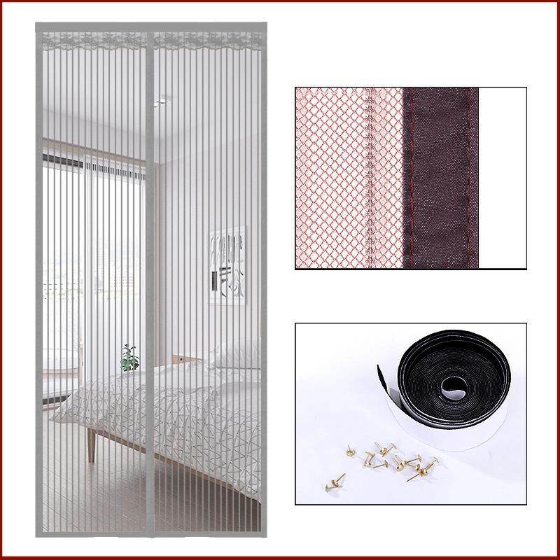 Эта магнитная москитная сетка защитит от насекомых и позволит наслаждаться свежим воздухом — простая установка, никаких дополнительных аксессуаров не требуется!