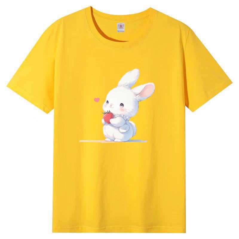 Cotton Short-sleeved T-shirt Female Loose Korean Version of The Harajuku Wind New Letter Printing Students Cotton Body Shirt Female