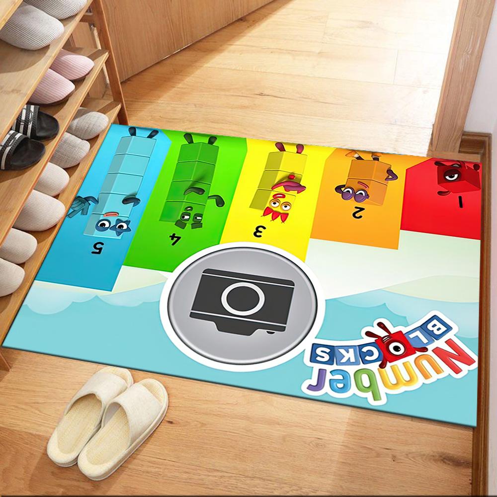 Numberblocks Floor Rug Office Rug Suitable For Foyer Game Room Entryway Balcony Antislip Rug Decorate Offices