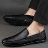 Fashion Men Shoes Genuine Leather Mens Loafers Spring Autumn Business Slip-On Wedding Formal Dress Male Shoes Men Driving Moccasins